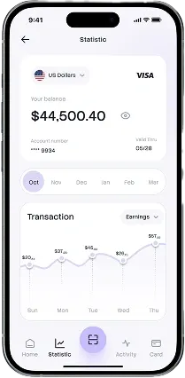 Advanced Crypto Analytics Mobile App Mockup